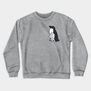 Small Penguin with Joe Biden First Debate Quote Crewneck Sweatshirt